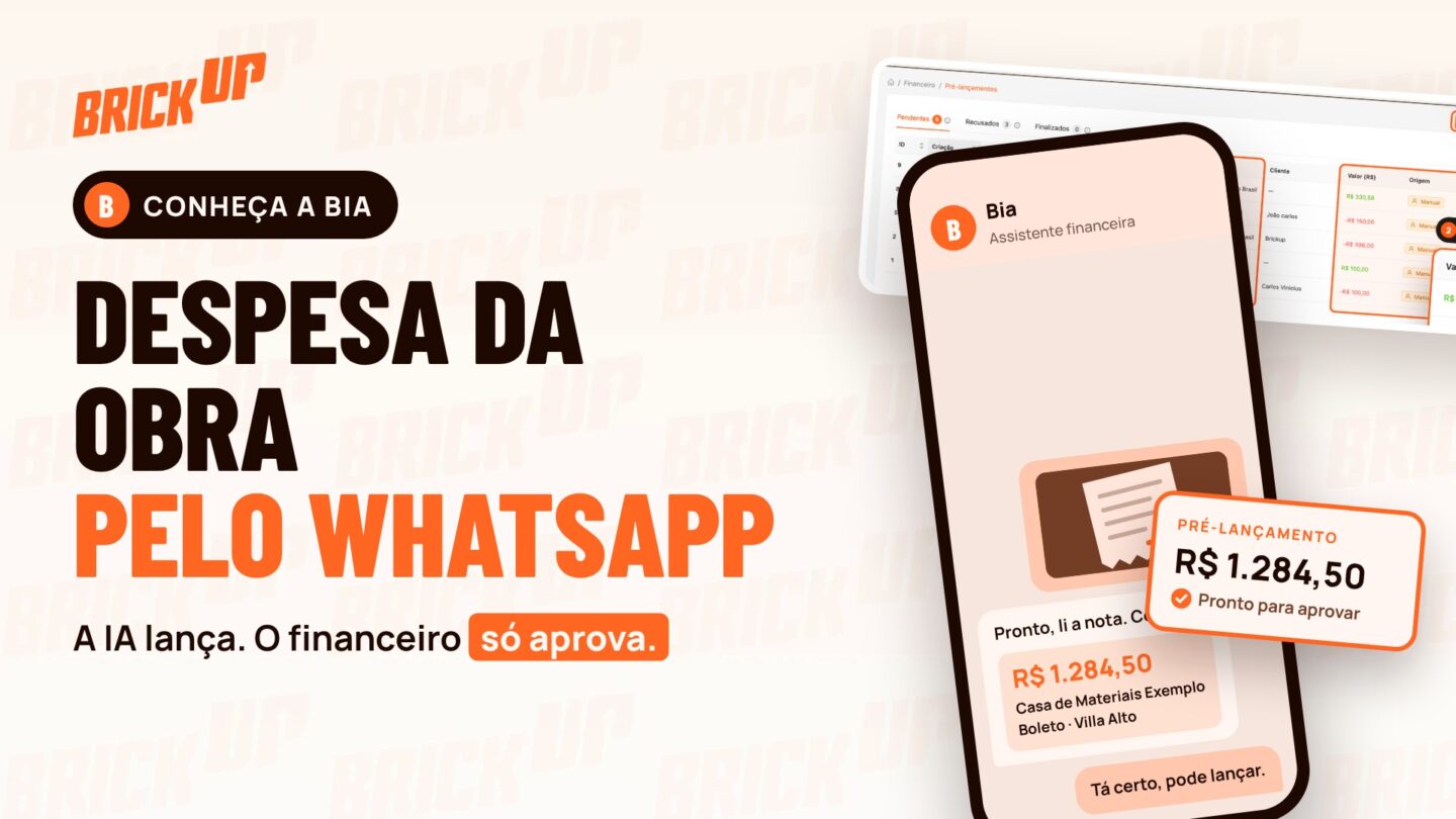 BIA: assistente financeiro com IA via WhatsApp | Brickup
